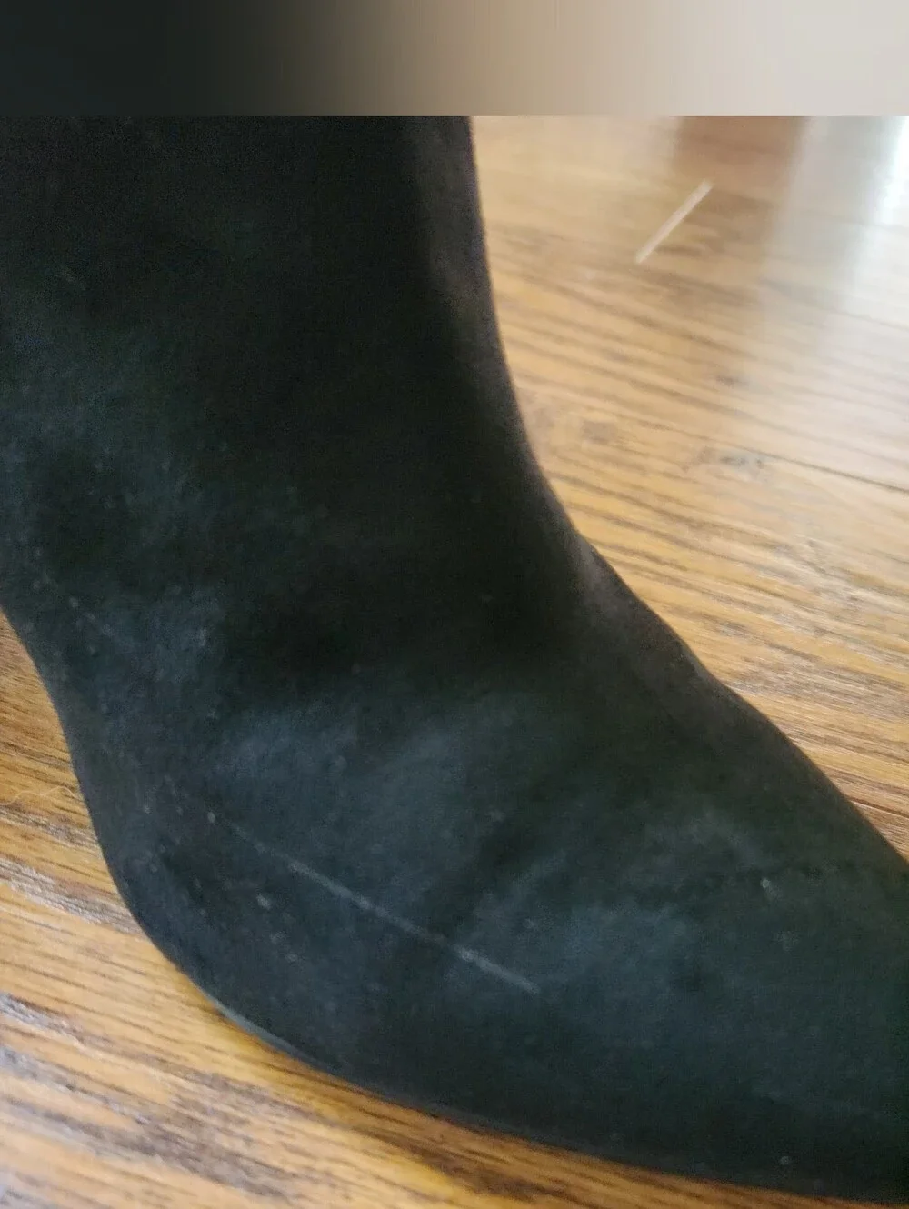 Marc New York by Andrew Marc Black Suede Ankle Boots with Zipper Size 9